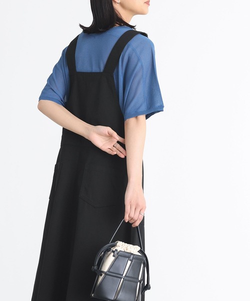 n'OrLABEL(ノアールレーベル)の「『ツイルフレアジャンパースカート』(ジャンパースカート・レディース・ブラック/キャメル・1/2)」の14枚目の写真