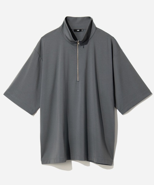 HARE（ハレ）の「ポンチハーフZIPオーバーカットソー(HARE)（T