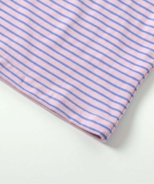 apres les cours(アプレレクール)の「【WEB限定】ドット・ハート・ボーダー オフショルTシャツ(Tシャツ/カットソー・キッズ・ピンク/オフホワイト/アイボリー/ブラック・130/120/140/110/100/90/80)」の16枚目の写真
