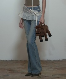 SCULPTOR（スカルプター）の「Peekaboo Micro Sheer Skirt