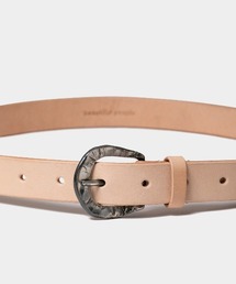 beautiful people | malleated buckle belt in cowhide(ベルト)