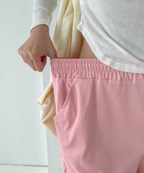 VIVID LADY（ビビッドレディー）の「ショートパンツ レディース 夏（その他パンツ・レディース・ブラック/グレー/ピンク/アイボリー/ライム・FREE）」の10枚目の写真