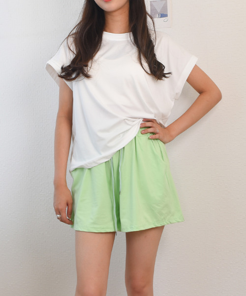 VIVID LADY（ビビッドレディー）の「ショートパンツ レディース 夏（その他パンツ・レディース・ブラック/グレー/ピンク/アイボリー/ライム・FREE）」の21枚目の写真