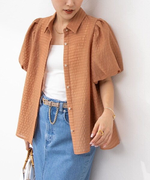 NOLLEY'S Sophi（ノーリーズソフィ）の「シアーボーダーシャツ