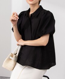 NOLLEY’S Sophi | シアーボーダーシャツブラウス(シャツ/ブラウス)