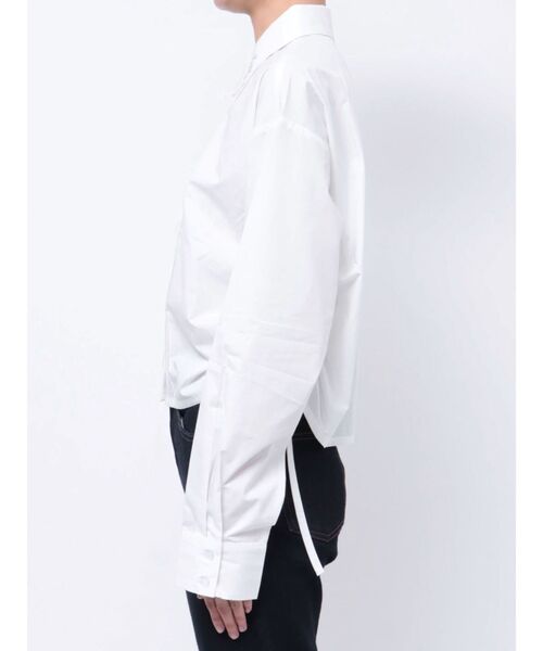 jouetie(ジュエティ)の「フロントプリーツサイドギャザーシャツ(シャツ/ブラウス・レディース・ブルー/オフホワイト/ピンク/ネイビー・MEDIUM)」の12枚目の写真