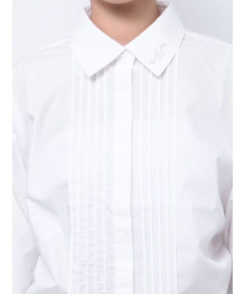 jouetie(ジュエティ)の「フロントプリーツサイドギャザーシャツ(シャツ/ブラウス・レディース・ブルー/オフホワイト/ピンク/ネイビー・MEDIUM)」の14枚目の写真