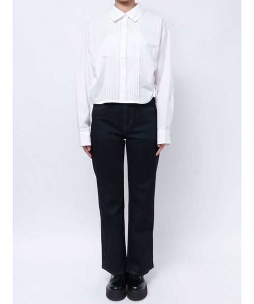 jouetie(ジュエティ)の「フロントプリーツサイドギャザーシャツ(シャツ/ブラウス・レディース・ブルー/オフホワイト/ピンク/ネイビー・MEDIUM)」の19枚目の写真