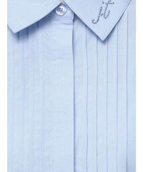 jouetie(ジュエティ)の「フロントプリーツサイドギャザーシャツ(シャツ/ブラウス・レディース・ブルー/オフホワイト/ピンク/ネイビー・MEDIUM)」の21枚目の写真