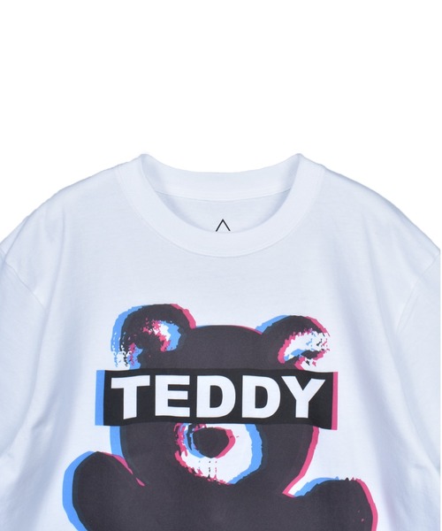 NO COMMENT PARIS(ノーコメントパリ)の「【NO COMMENT PARIS】”TEDDY”プリント ショートスリーブTEE(Tシャツ/カットソー・メンズ・ホワイト・2/3/4)」の4枚目の写真