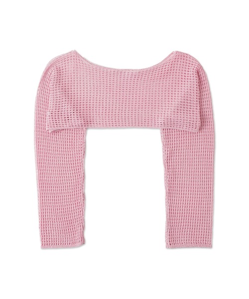 WEGO（ウィゴー）の「WEGO/ラメショートニットプルオーバー（ニット/セーター・レディース・グレー/ピンク/ホワイト・FREE）」の22枚目の写真