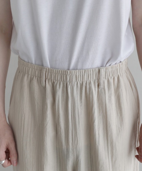 ETELIO（エテリオ）の「ランダムジャガードワイドイージーパンツ（その他パンツ・メンズ・キナリ/ブラック・S/M/L）」の7枚目の写真