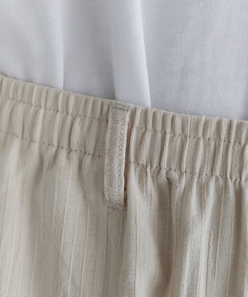 ETELIO（エテリオ）の「ランダムジャガードワイドイージーパンツ（その他パンツ・メンズ・キナリ/ブラック・S/M/L）」の9枚目の写真