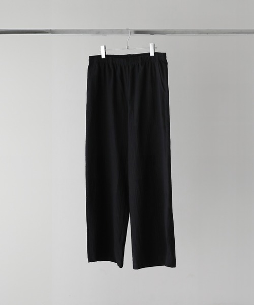 ETELIO（エテリオ）の「ランダムジャガードワイドイージーパンツ（その他パンツ・メンズ・キナリ/ブラック・S/M/L）」の3枚目の写真