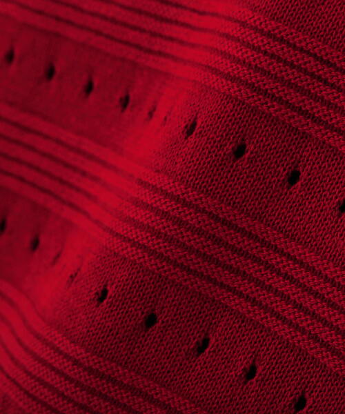 PROPORTION BODY DRESSING（プロポーションボディドレッシング）の「ロゴ柄ボーダーニット / 1214270601（ニット/セーター・レディース・ダークネイビー/レッド/ホワイト系その他・FREE）」の10枚目の写真