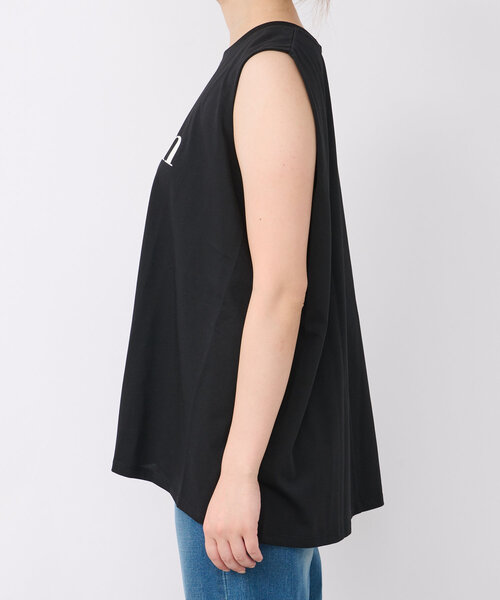 un dix cors(アンディコール)の「《着回し・ヒップカバー◎》フロッキーノースリカットソー(Tシャツ/カットソー・レディース・ブラック/グレイッシュベージュ・FREE)」の15枚目の写真