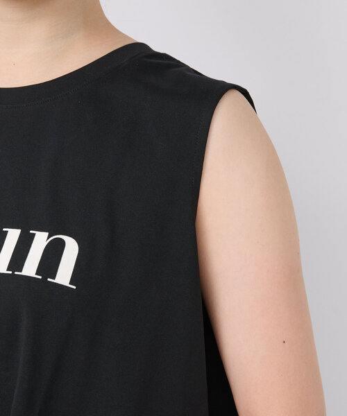 un dix cors(アンディコール)の「《着回し・ヒップカバー◎》フロッキーノースリカットソー(Tシャツ/カットソー・レディース・ブラック/グレイッシュベージュ・FREE)」の12枚目の写真