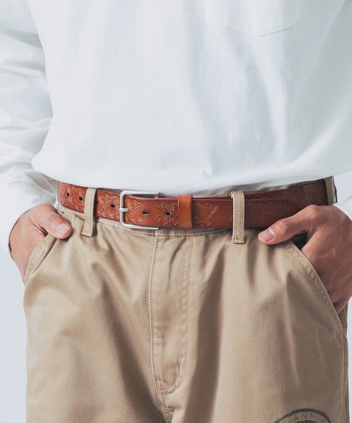SILAS（サイラス）の「KNOT PATTERN BELT（ベルト・メンズ・ブラック/ブラウン・ONE SIZE）」の12枚目の写真
