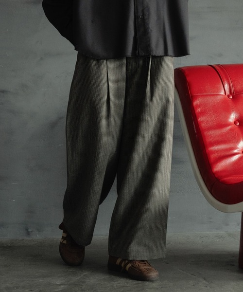 CASPER JOHN(キャスパージョン)の「Gun club check ankle slacks/ガンクラブチェックアンクルスラックス(スラックス・メンズ・ブルー/ベージュ/ブラウン・X-SMALL/SMALL/MEDIUM/LARGE)」の3枚目の写真