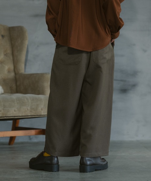 CASPER JOHN(キャスパージョン)の「Gun club check ankle slacks/ガンクラブチェックアンクルスラックス(スラックス・メンズ・ブルー/ベージュ/ブラウン・X-SMALL/SMALL/MEDIUM/LARGE)」の5枚目の写真