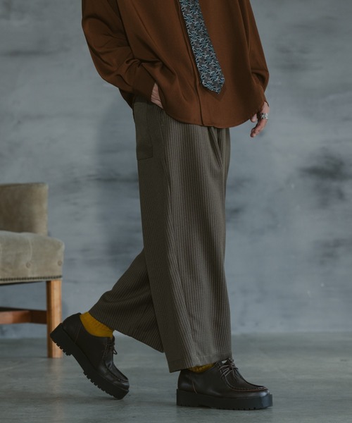 CASPER JOHN(キャスパージョン)の「Gun club check ankle slacks/ガンクラブチェックアンクルスラックス(スラックス・メンズ・ブルー/ベージュ/ブラウン・X-SMALL/SMALL/MEDIUM/LARGE)」の6枚目の写真