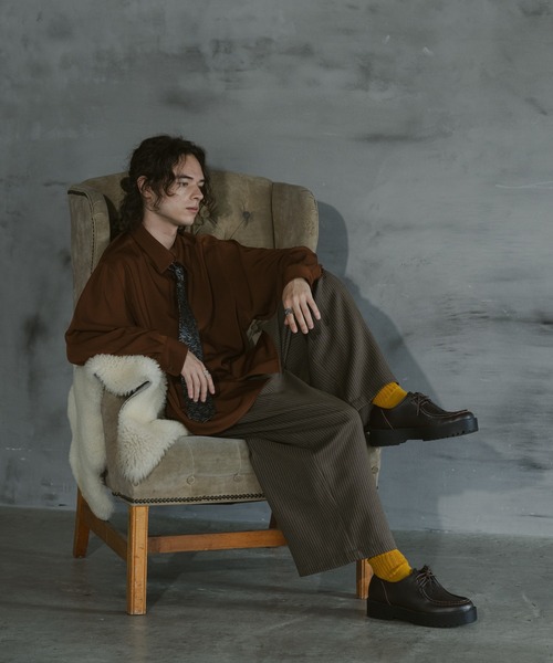 CASPER JOHN(キャスパージョン)の「Gun club check ankle slacks/ガンクラブチェックアンクルスラックス(スラックス・メンズ・ブルー/ベージュ/ブラウン・X-SMALL/SMALL/MEDIUM/LARGE)」の7枚目の写真