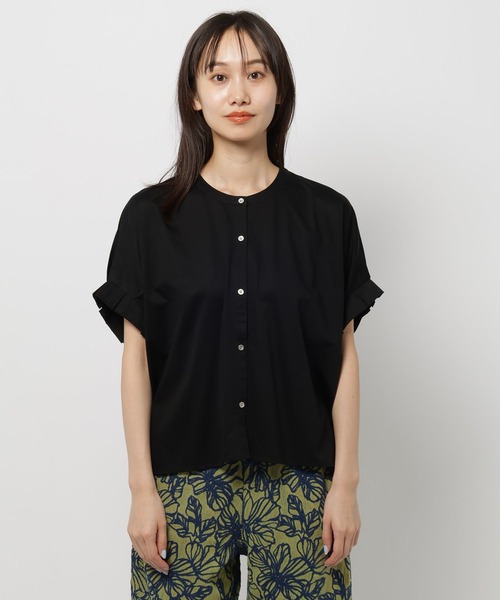 niko and...（ニコアンド）の「袖フリルひんやり羽織りプルオーバー（Tシャツ/カットソー・レディース・ブラック/ネイビー/オフホワイト・MEDIUM/LARGE）」の15枚目の写真