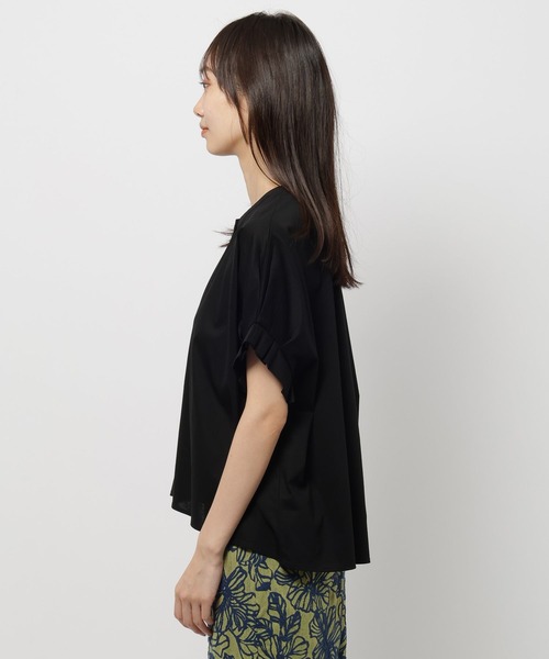 niko and...（ニコアンド）の「袖フリルひんやり羽織りプルオーバー（Tシャツ/カットソー・レディース・ブラック/ネイビー/オフホワイト・MEDIUM/LARGE）」の16枚目の写真