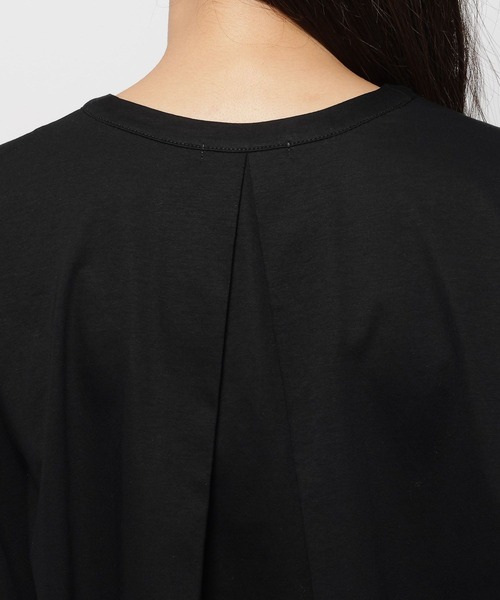 niko and...（ニコアンド）の「袖フリルひんやり羽織りプルオーバー（Tシャツ/カットソー・レディース・ブラック/ネイビー/オフホワイト・MEDIUM/LARGE）」の18枚目の写真