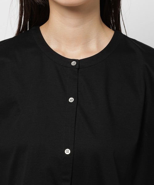 niko and（ニコアンド）の「袖フリルひんやり羽織りプルオーバー（T