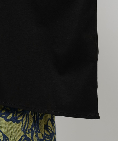 niko and...（ニコアンド）の「袖フリルひんやり羽織りプルオーバー（Tシャツ/カットソー・レディース・ブラック/ネイビー/オフホワイト・MEDIUM/LARGE）」の10枚目の写真