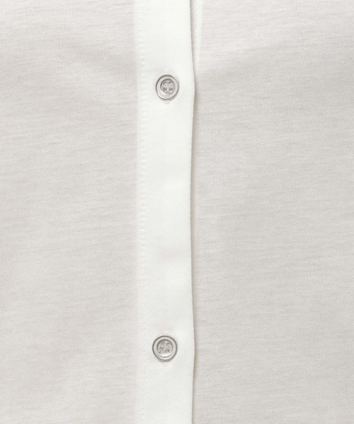 niko and...（ニコアンド）の「袖フリルひんやり羽織りプルオーバー（Tシャツ/カットソー・レディース・ブラック/ネイビー/オフホワイト・MEDIUM/LARGE）」の12枚目の写真