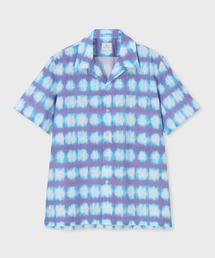 Sports Stripe Zebra' ワンポイント 半袖シャツ / 242322 619PN