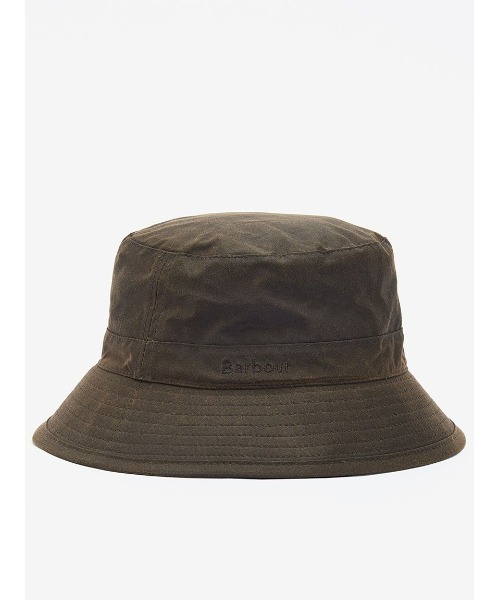 Barbour（バブアー）の「ワックス コットン スポーツ ハット（バケットハット）（ハット・メンズ・ブラック/オリーブ/グリーン/ネイビー・LARGE）」の3枚目の写真
