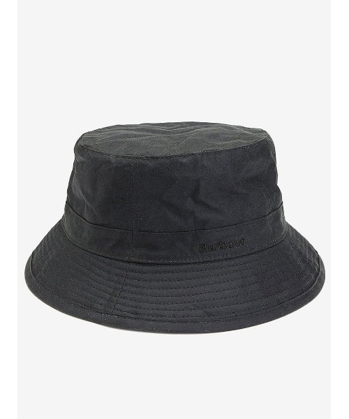 Barbour（バブアー）の「ワックス コットン スポーツ ハット（バケットハット）（ハット・メンズ・ブラック/オリーブ/グリーン/ネイビー・LARGE）」の4枚目の写真