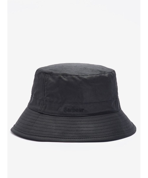 Barbour（バブアー）の「ワックス コットン スポーツ ハット（バケットハット）（ハット・メンズ・ブラック/オリーブ/グリーン/ネイビー・LARGE）」の2枚目の写真