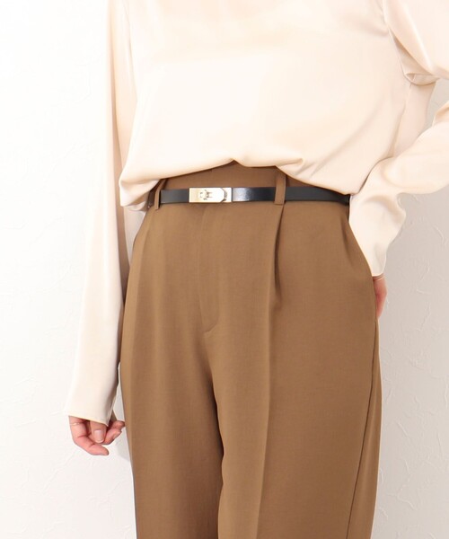 NOLLEY’S（ノーリーズ）の「ヒネリカナグスライドベルト（ベルト・レディース・ブラック・FREE）」の4枚目の写真