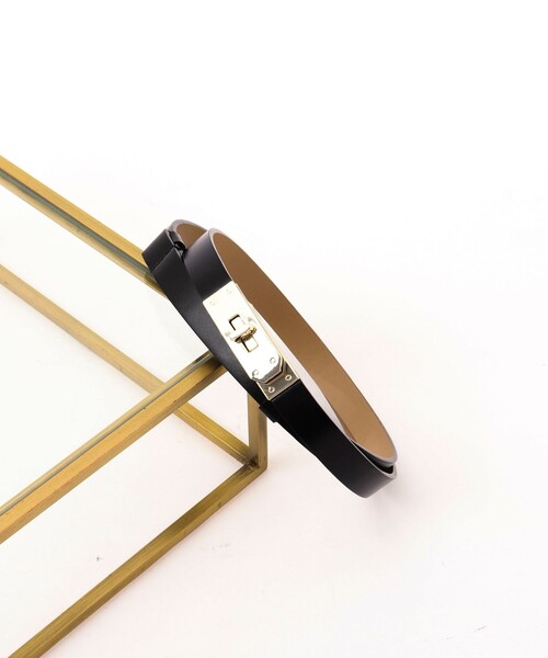 NOLLEY’S（ノーリーズ）の「ヒネリカナグスライドベルト（ベルト・レディース・ブラック・FREE）」の8枚目の写真