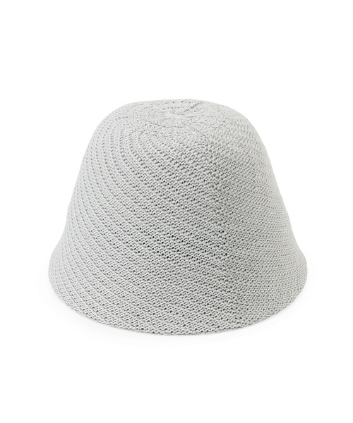 ROPE' PICNIC(ロペピクニック)の「変わり編みサーモベルハット(ハット・レディース・ライトグレー/ブラック・FREE)」の13枚目の写真