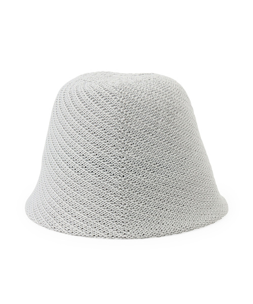 ROPE' PICNIC(ロペピクニック)の「変わり編みサーモベルハット(ハット・レディース・ライトグレー/ブラック・FREE)」の12枚目の写真