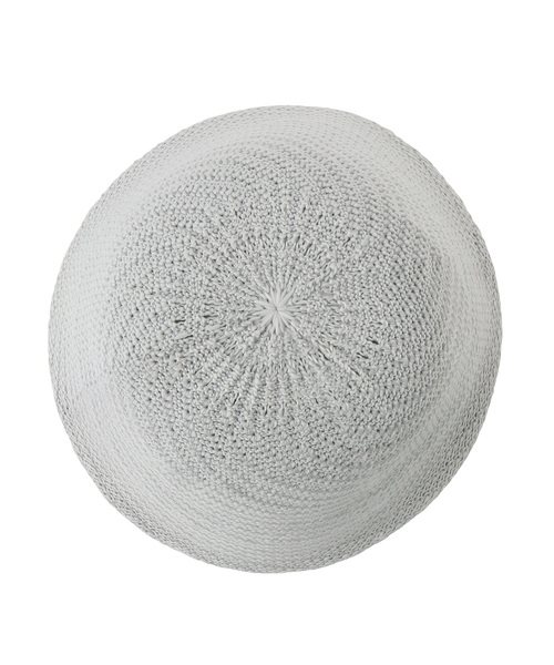 ROPE' PICNIC(ロペピクニック)の「変わり編みサーモベルハット(ハット・レディース・ライトグレー/ブラック・FREE)」の9枚目の写真