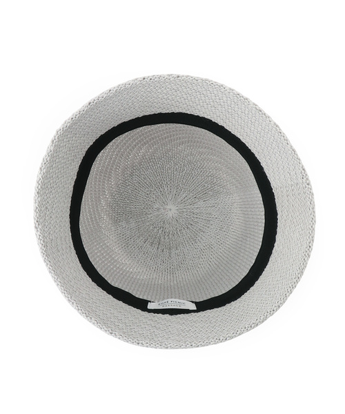 ROPE' PICNIC(ロペピクニック)の「変わり編みサーモベルハット(ハット・レディース・ライトグレー/ブラック・FREE)」の8枚目の写真