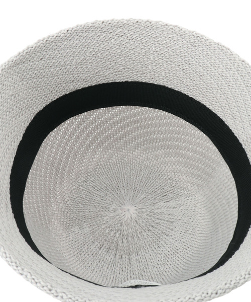 ROPE' PICNIC(ロペピクニック)の「変わり編みサーモベルハット(ハット・レディース・ライトグレー/ブラック・FREE)」の7枚目の写真