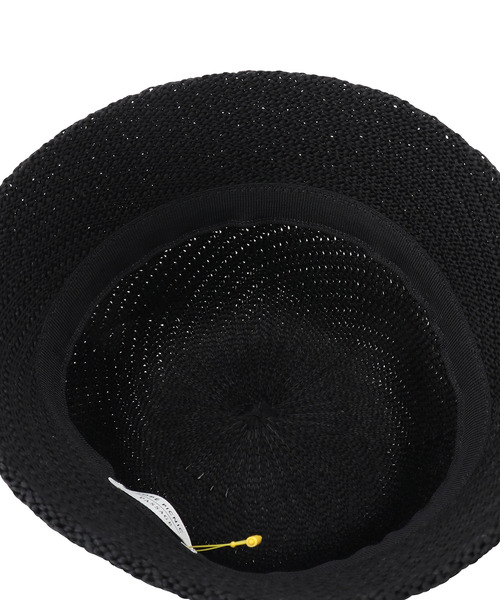 ROPE' PICNIC(ロペピクニック)の「変わり編みサーモベルハット(ハット・レディース・ライトグレー/ブラック・FREE)」の3枚目の写真