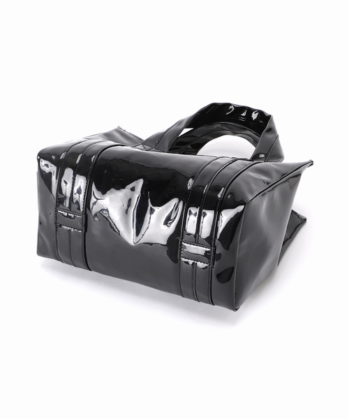 HELOYSE（エロイーズ）の「【HELOYSE/エロイーズ】BOXY MIRROR TOTE H-300（トートバッグ・レディース・シルバー/ブラック・FREE）」の9枚目の写真