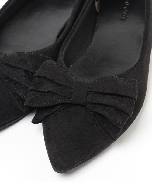 GLOBAL WORK(グローバルワーク)の「らくっショリボンパンプス/131494(パンプス・レディース・ブラック/シルバー/ブラック系その他・MEDIUM/LARGE)」の10枚目の写真