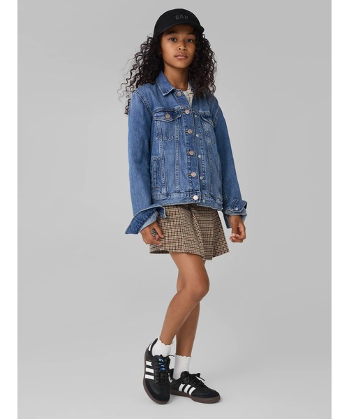 GAP(ギャップ)の「プリント プリーツ スコート (キッズ)(スカート・キッズ・ブラウン/グレー・110cm/120cm/130cm/140cm/150cm/160cm)」の7枚目の写真