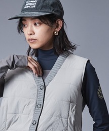 CHIC STYLE（シックスタイル）の「ニット使い中綿Vネックベスト ＜大きいサイズ有＞シックスタイルゴルフ　（ベスト）」