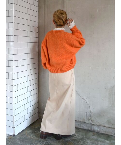 Ungrid（アングリッド）の「スリットタイトスカート（スカート・レディース・チャコールグレー/ベージュ・MEDIUM/SMALL）」の22枚目の写真