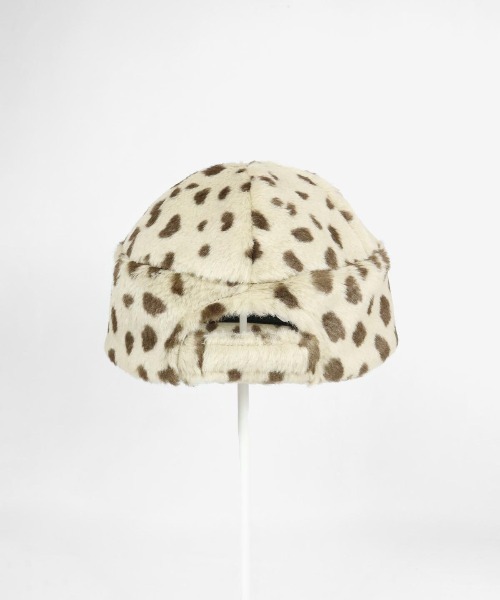 archivio ヒョウ柄 ファーキャップ　ダルメシアン柄　値下げ可能 セール】<LADIES>ダルメシアン柄ファーキャップ【2024年秋冬